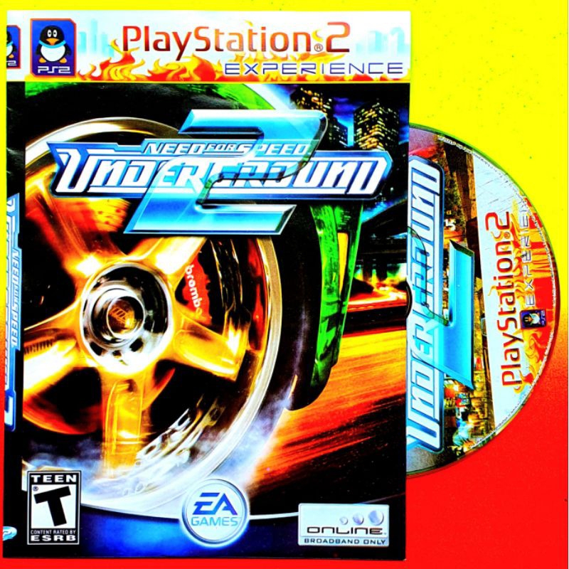 KASET PS2 UNDERGROUND 2 - KASET CD PS2- KASET PS2 2 BALAP MOBIL - KASET PS2 BALAPAN MOBIL - KASET PL