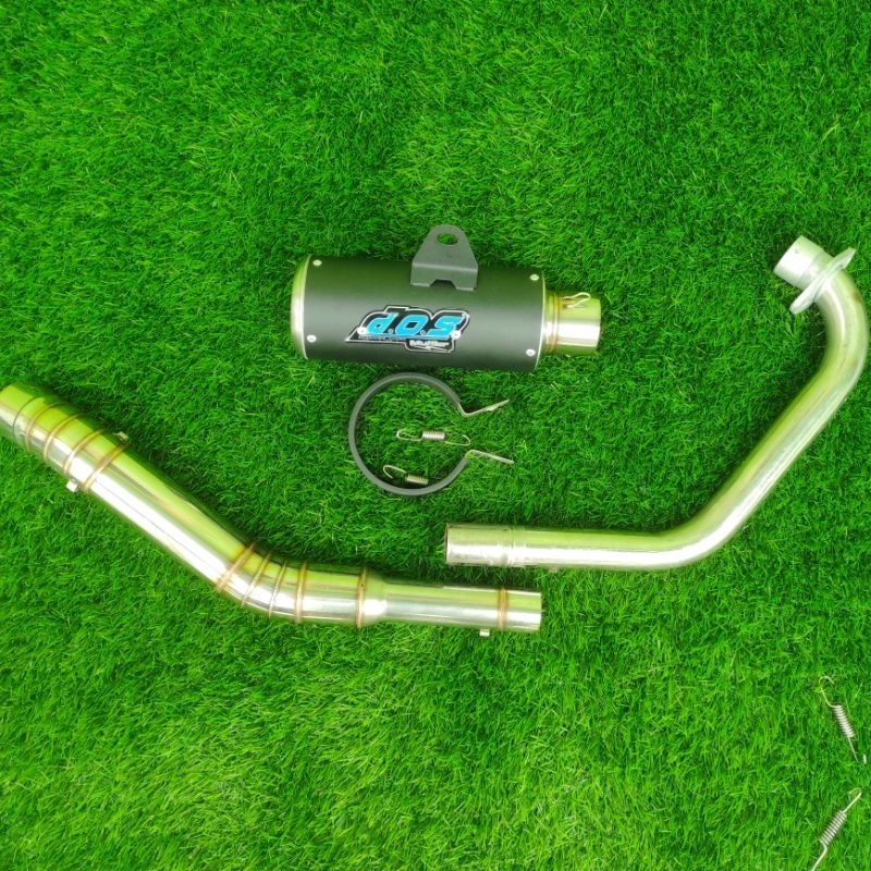 KNALPOT RACING DOS R15 VIXION BYSON XABRE CBR150R CB150R TIGER MEGAPRO SATRIA FU SONIC JUPITER MX KI