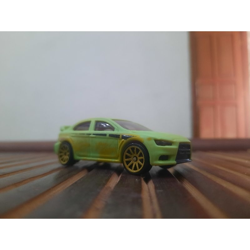 hotwheels color shifter lancer evolution x
