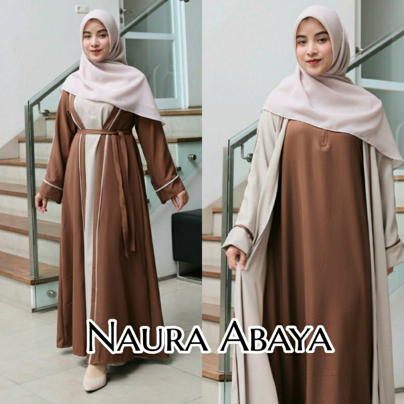 [READY] Naura Abaya (Size : XS, S, M, L, XL, XXL, XXXL) - by Dailyal Official | Abaya Turkie | Pakai