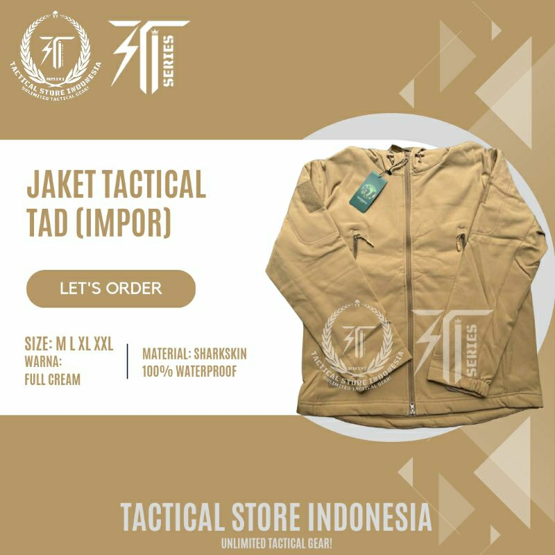 ORIGINAL Jacket TAD Tactical Helicon IMPOR - CREAM / TAN / GURUN