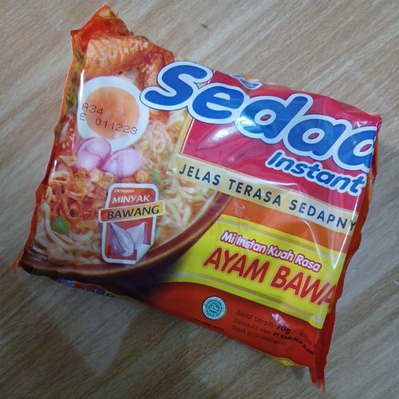 

mie sedap kuah ayam bawang