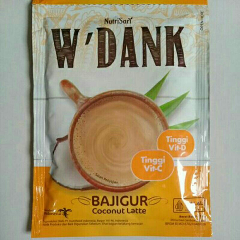 

~MOS~ Nutrisari Wedang Bajigur Coconut Latte. Minuman Tradisional. Minuman Herbal.