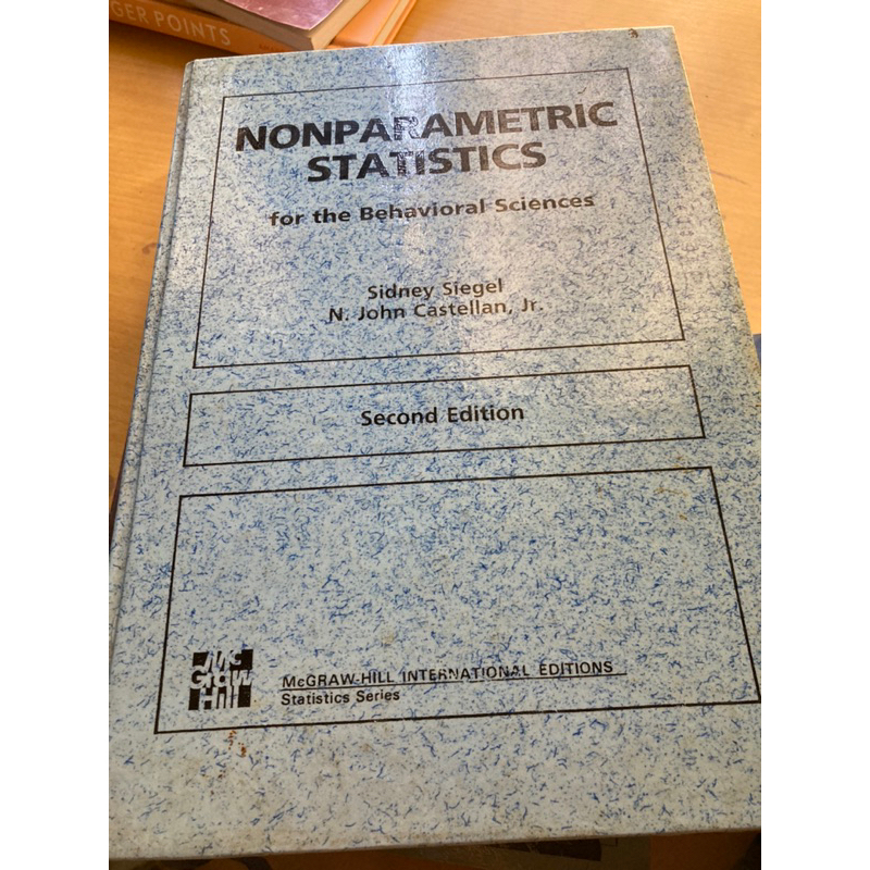 

(PRELOVED)NON PARAMETRIC STATISTICS