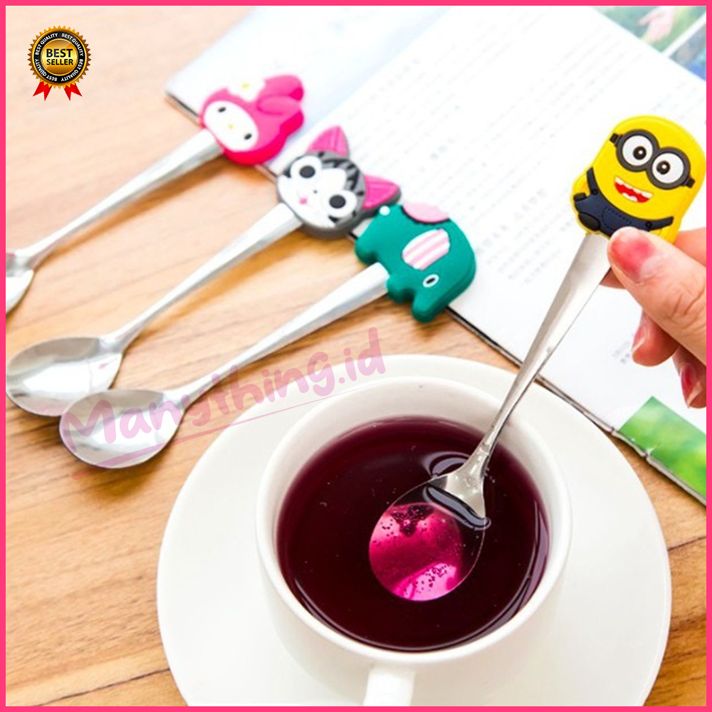 Sendok Teh Karakter Sendok Kecil Kartun Sendok Kecil Karakter Lucu Murah Sendok Kecil Karakter Tea Spoon Mini