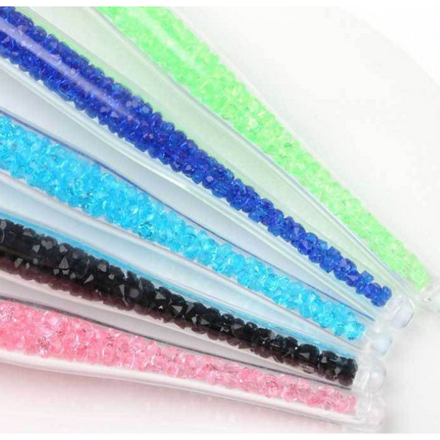 A474 KUAS MASKER GLITTER mask silicone silikon gagang diamond manik manik make up brush aksesoris accessories alat kecantikan perawatan wajah bubuk