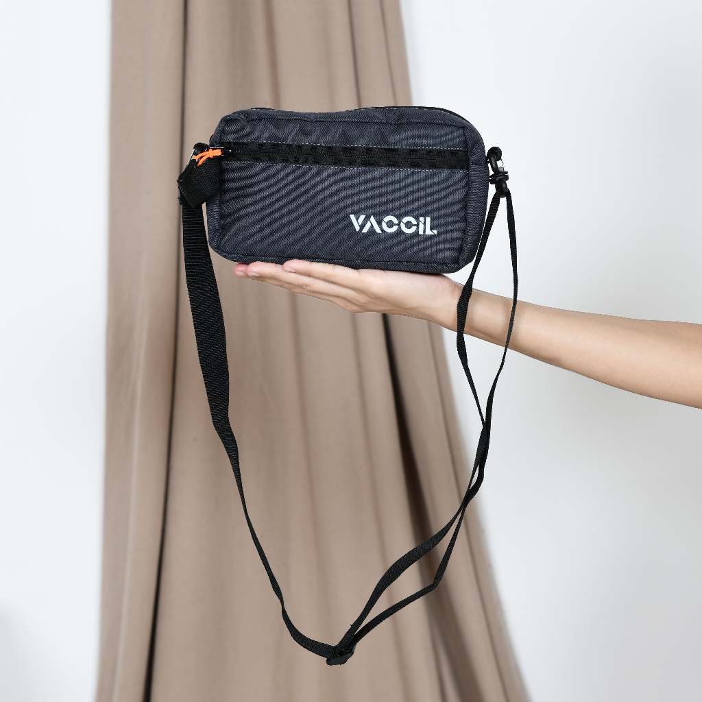 Handbag Pria Wanita - Clutch Bag Kekinian - Tas Selempang 3 in 1 - Dompet Multifungsi - Vaccil Ness