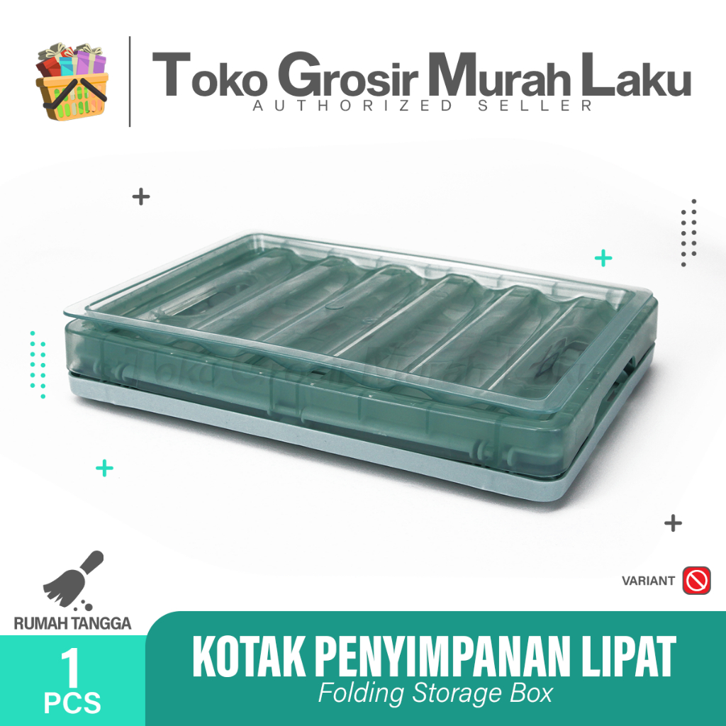 STORAGE ORGANIZER  BOX KOTAK LIPAT PENYIMPANAN BARANG MULTIFUNGSI