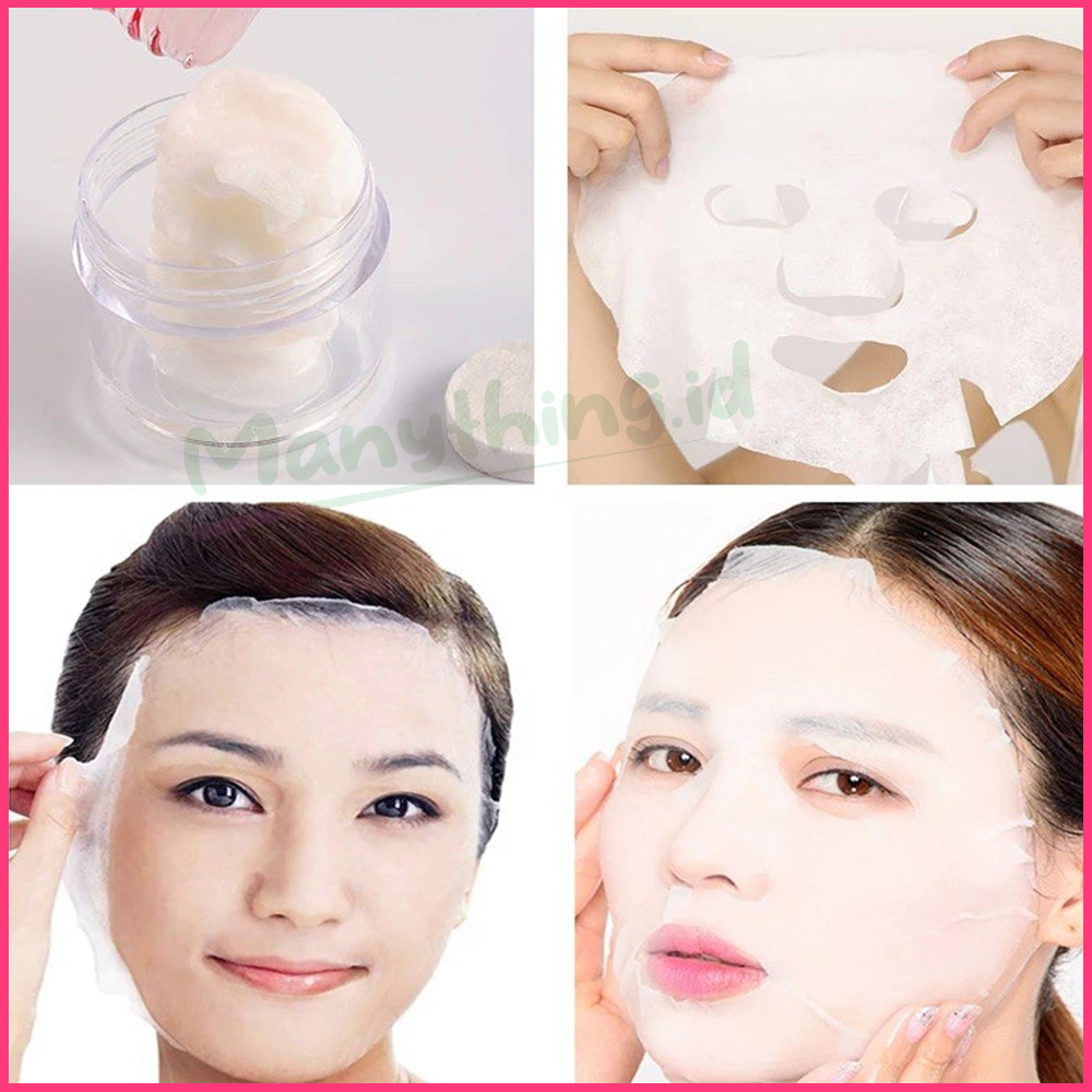 [CO Rp1K] Compressed Paper Mask Sheet TABLET MASKER WAJAH Topeng Facial Kertas Kapas Kompres Pelembab Natural