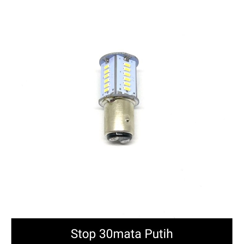 Lampu LED Bohlam Bolam Stop Rem Belakang 30 Titik Mata Running Universal