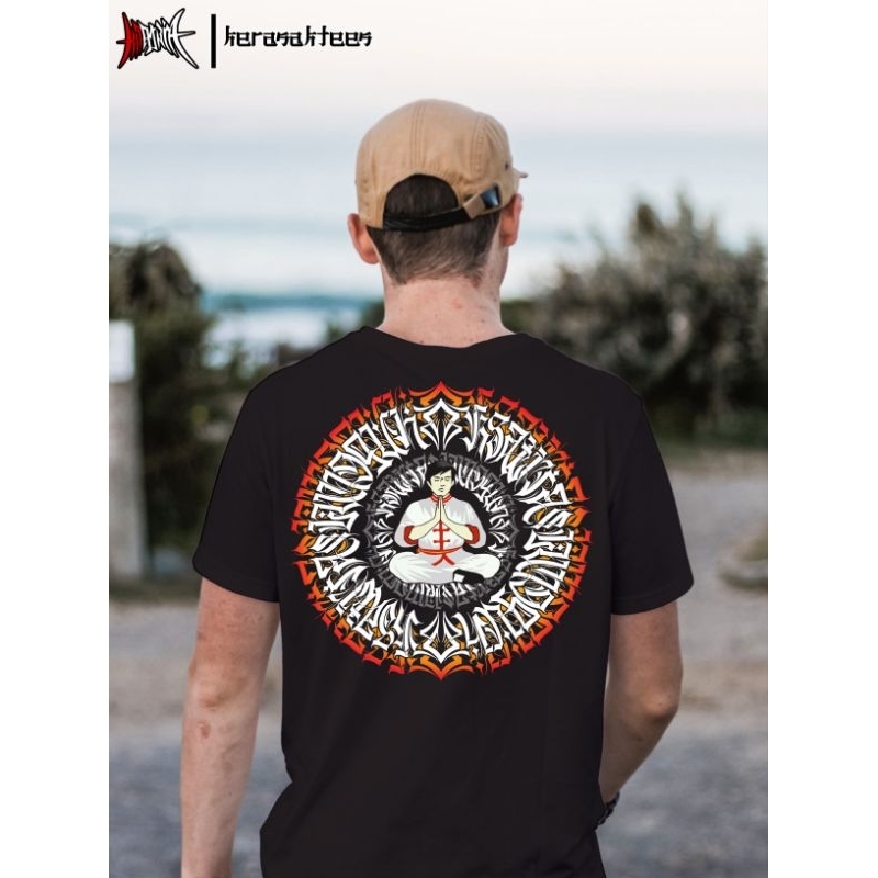 Kaos Kaligrafiti Ksatria Lungguh X Kerasaktees IKSPI Kera Sakti