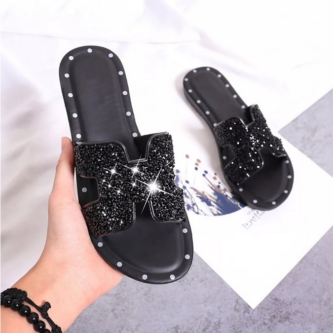 NunuLisaTan - Sandal Import Jelly lentur HOLLJELLY