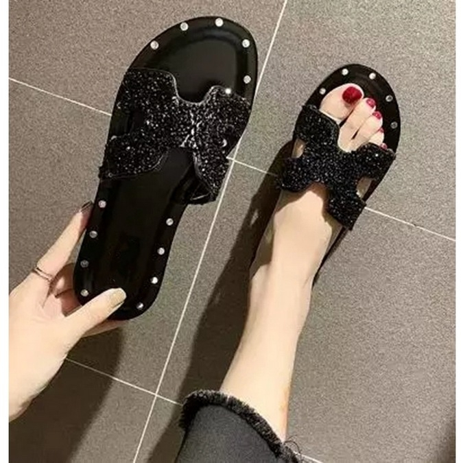 NunuLisaTan - Sandal Import Jelly lentur HOLLJELLY