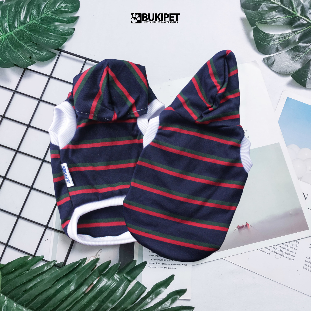 baju kucing anjing kelinci monyet lucu cowok cewek aksesoris hewan kecil - TANK HOODIE TRICO SERIES