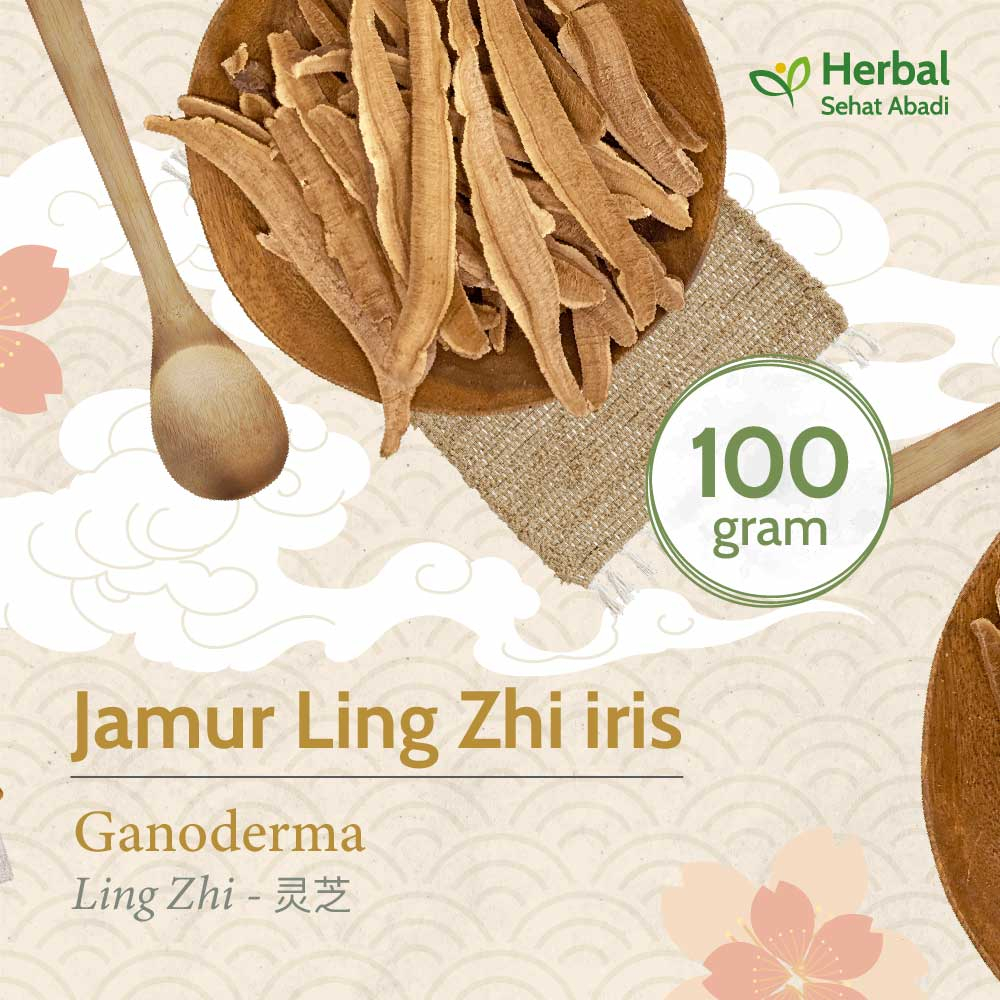 

Jamur Ling Zhi 100 gram Iris (灵芝) / Lingzhi / Lingzi / Ganoderma