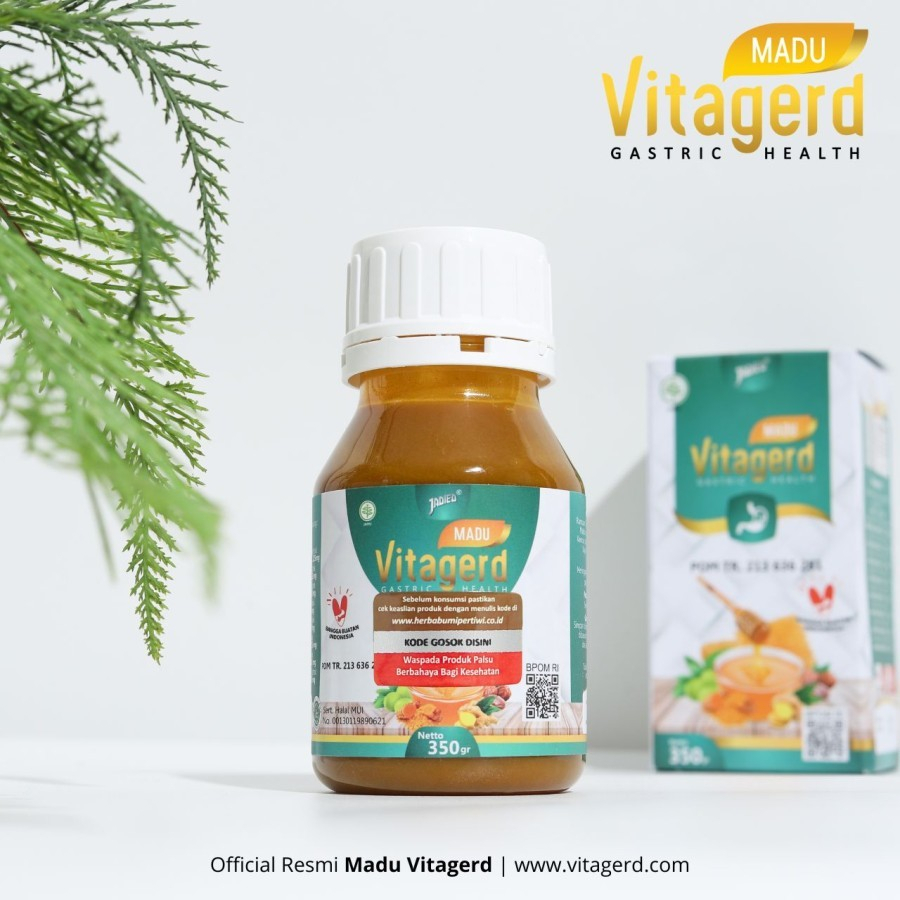 Madu VITAGERD Herbal Obat GERD dan Asam Lambung Original Asli Ori