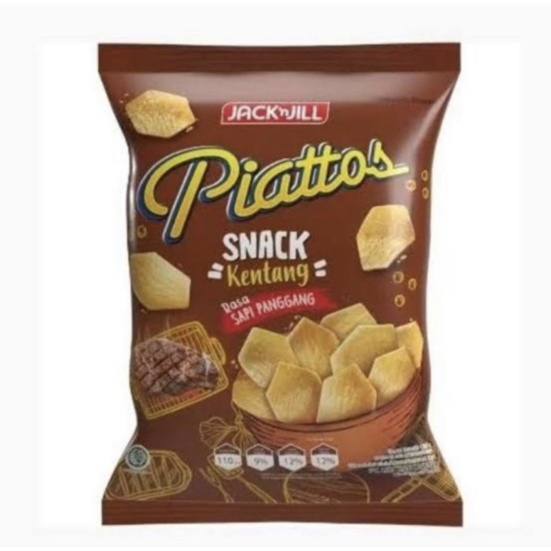 Piattos Snack Kentang Rasa Sapi Panggang