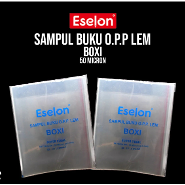

(1 PACK) SAMPUL BUKU / SAMPUL PLASTIK ESELON BOXY