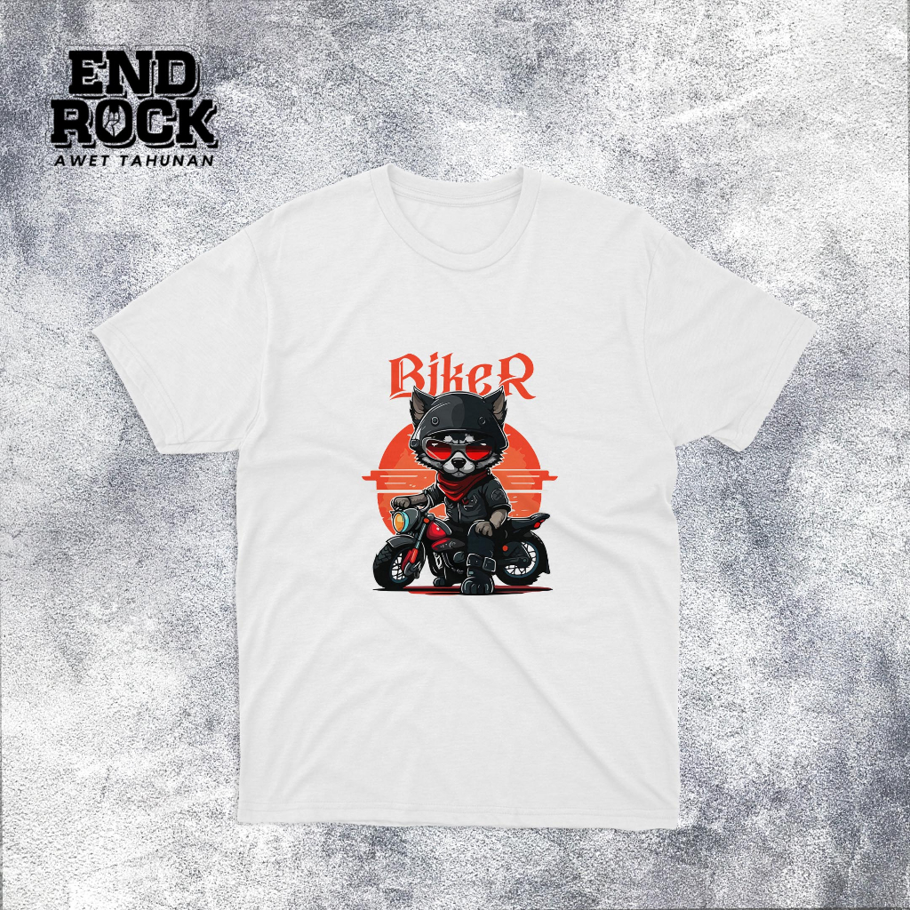 Kaos Distro Original EndrockTema Biker Puppy  DTFS167