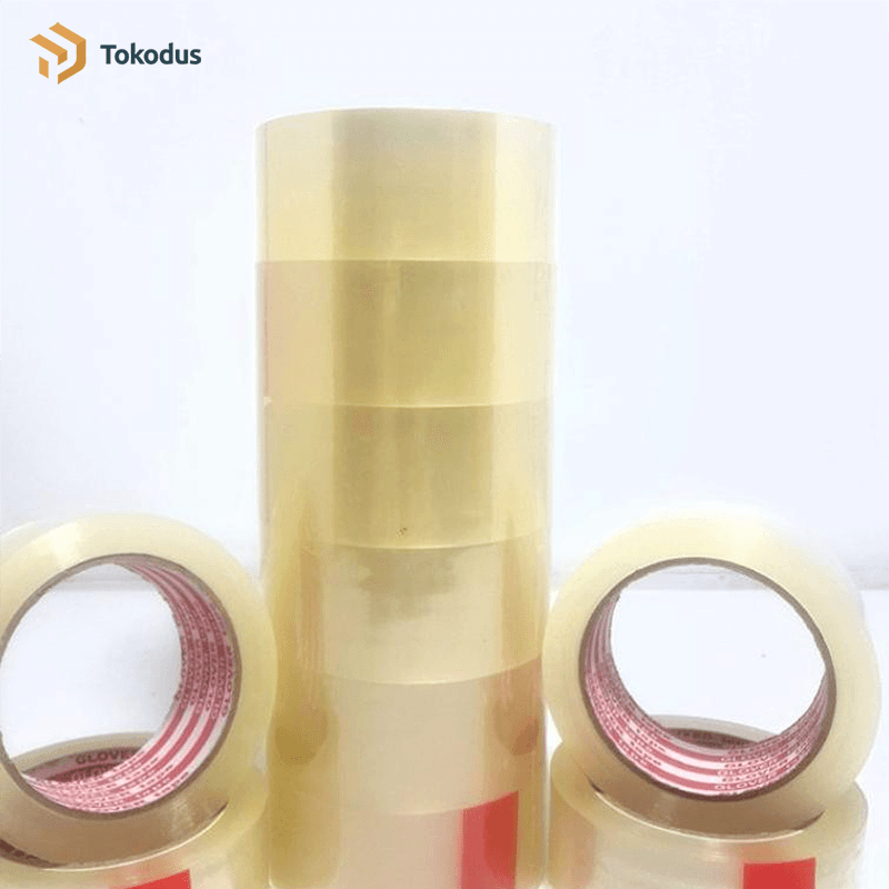 

Lakban Solatip Packing/Packing Tape/Isolasi OPP Tape Perekat/Perlengkapan Packing Super Kuat