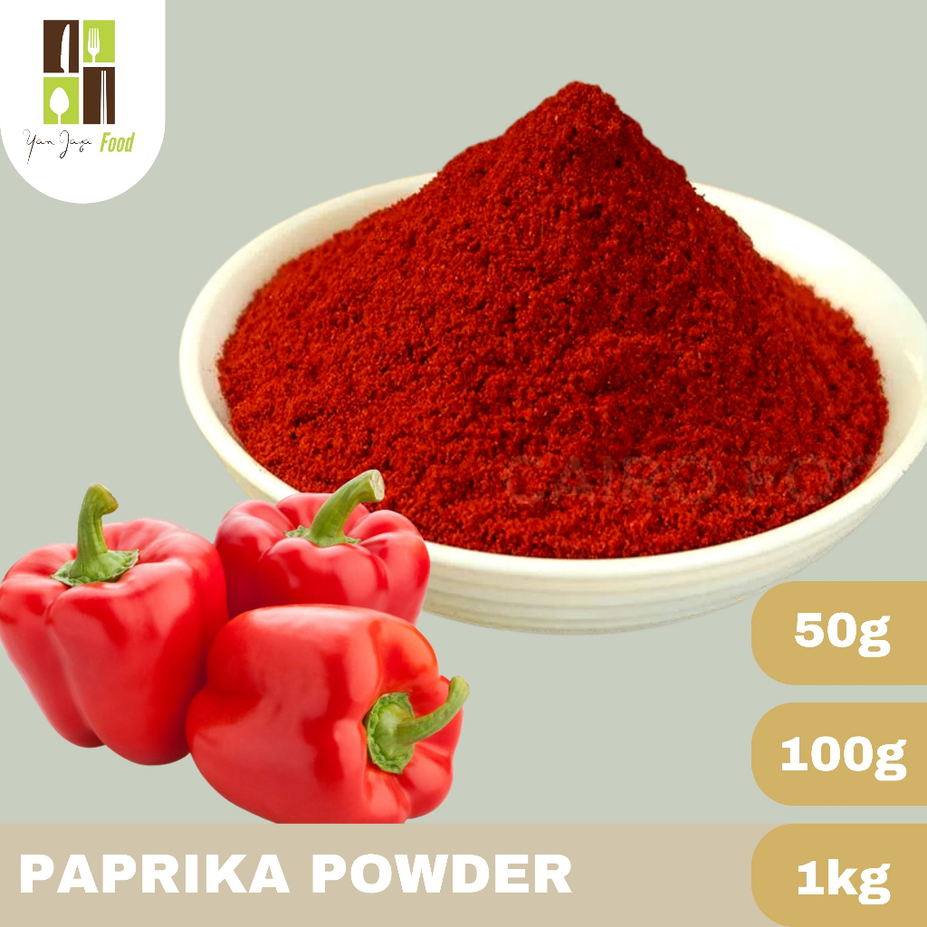 Paprika Powder / Bubuk Paprika/ Paprika Merah /Asli / Kemasan Re-pack 100g/50g