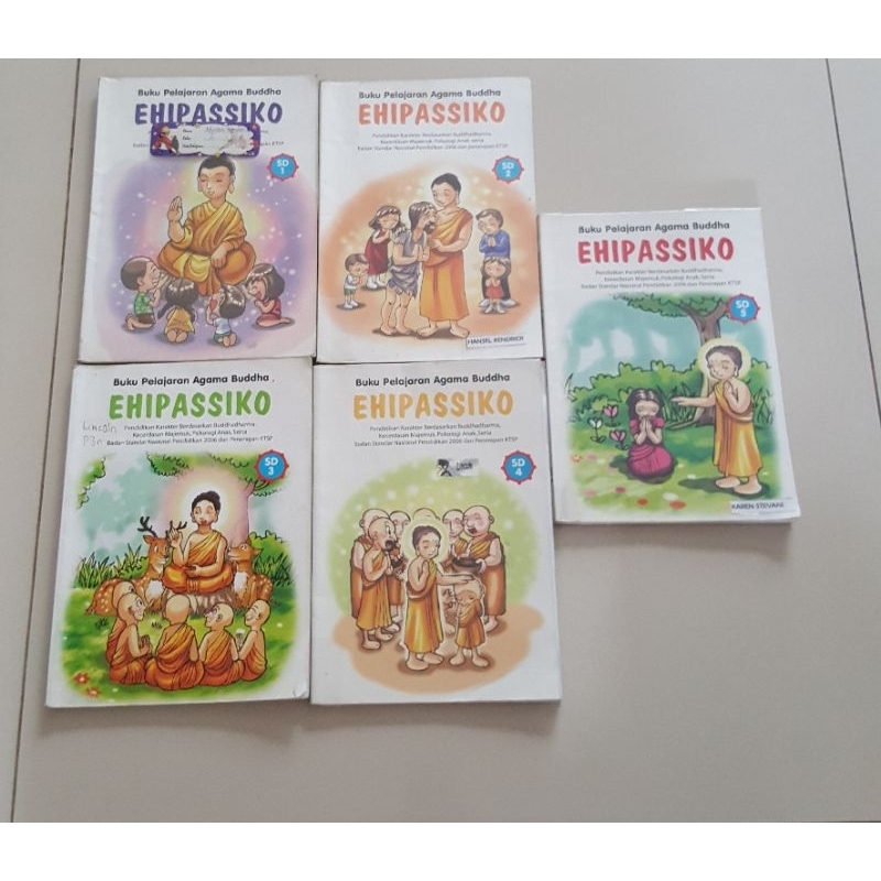 

Preloved Buku Pelajaran Agama Buddha Ehipassiko SD 1-5