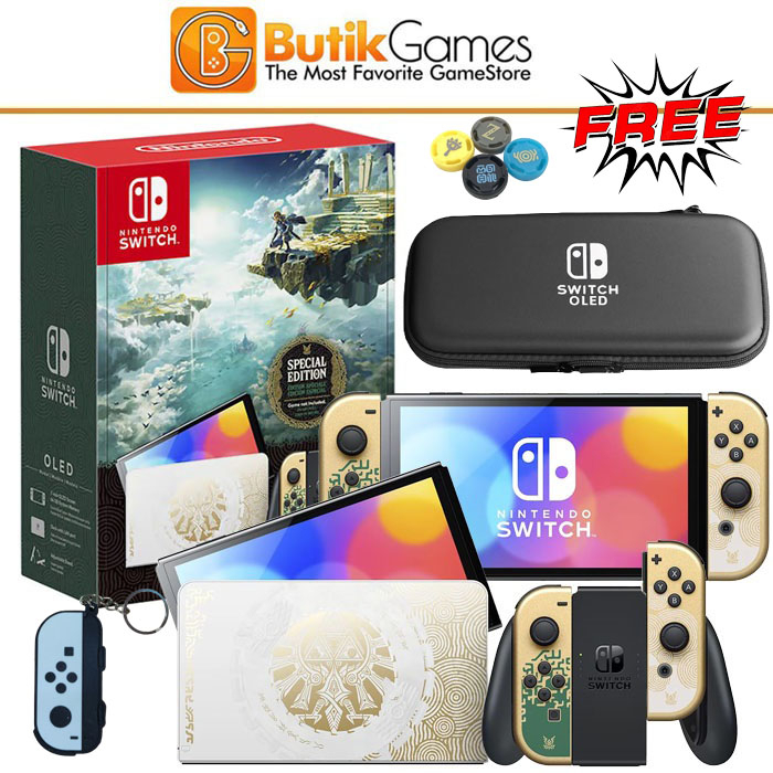 Nintendo Switch OLED Zelda TOTK Tears Tear of the Kingdom CFW Full Game