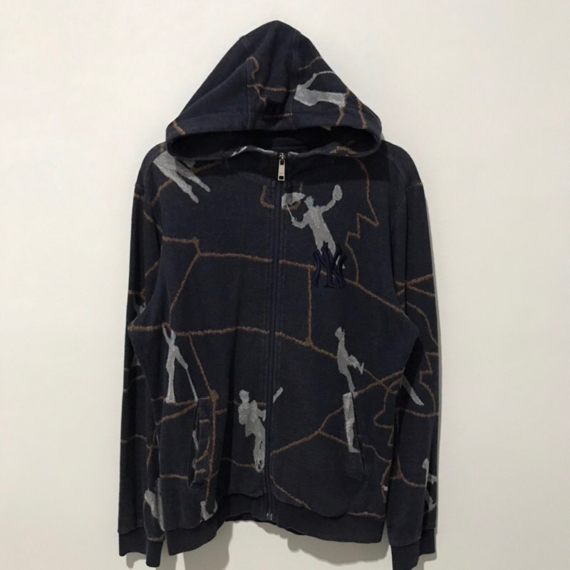 hoodie MLB full print (navy blue)