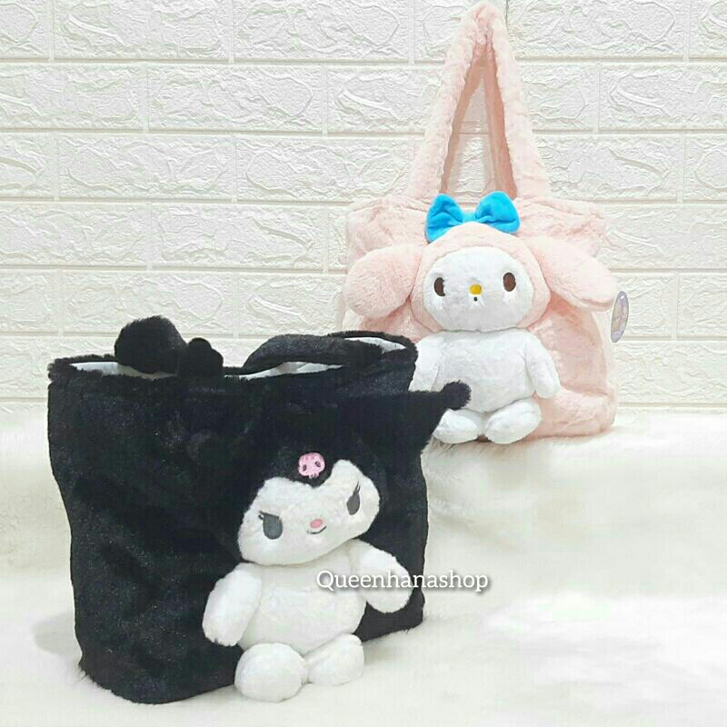 New Tas Pundak Kotak Boneka Cute Karakter Tas Teng-teng Cewek