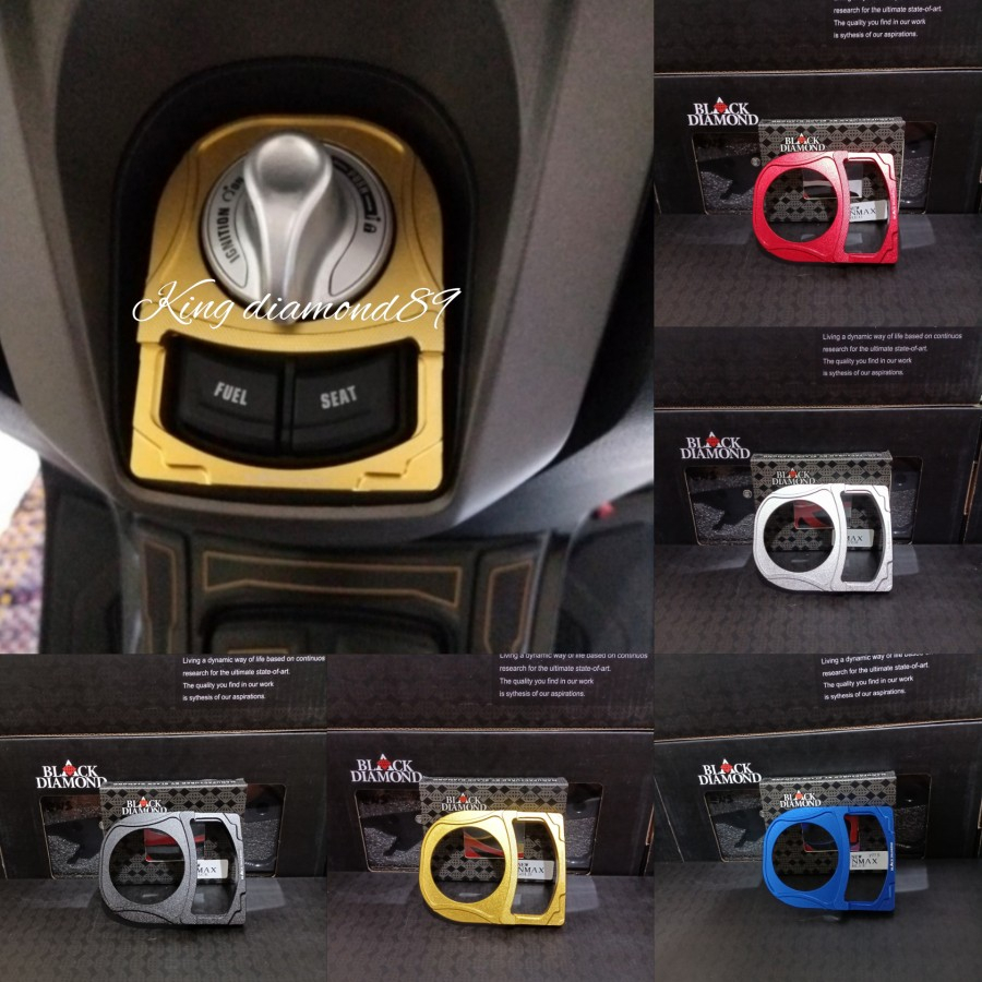 Cover Pelindung Kunci Kontak Keyless  Nmax New | Nmax Neo | Nmax Turbo Keyless Cover Black Diamond