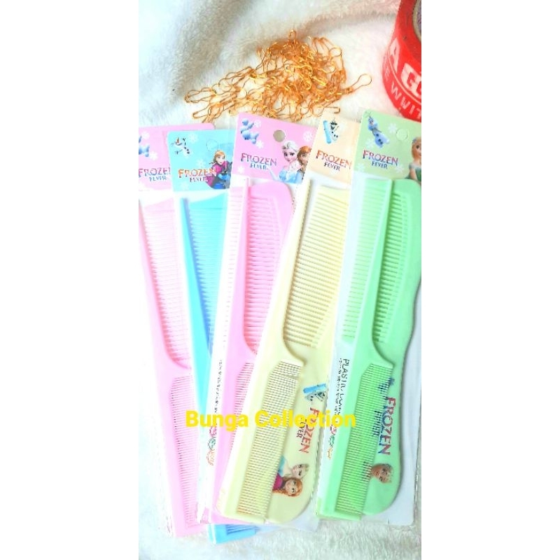 Sisir Karakter Set / Sisir Anak / Sisir Anak Karakter / Frozen / Sisir Set Gambar Frozen