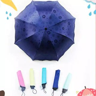 PAYUNG LIPAT 3D Ajaib Hujan Basah Ada Motif Timbul Free Pouch Magic Umbrella 3 Dimensi Lucu Unik [MF]