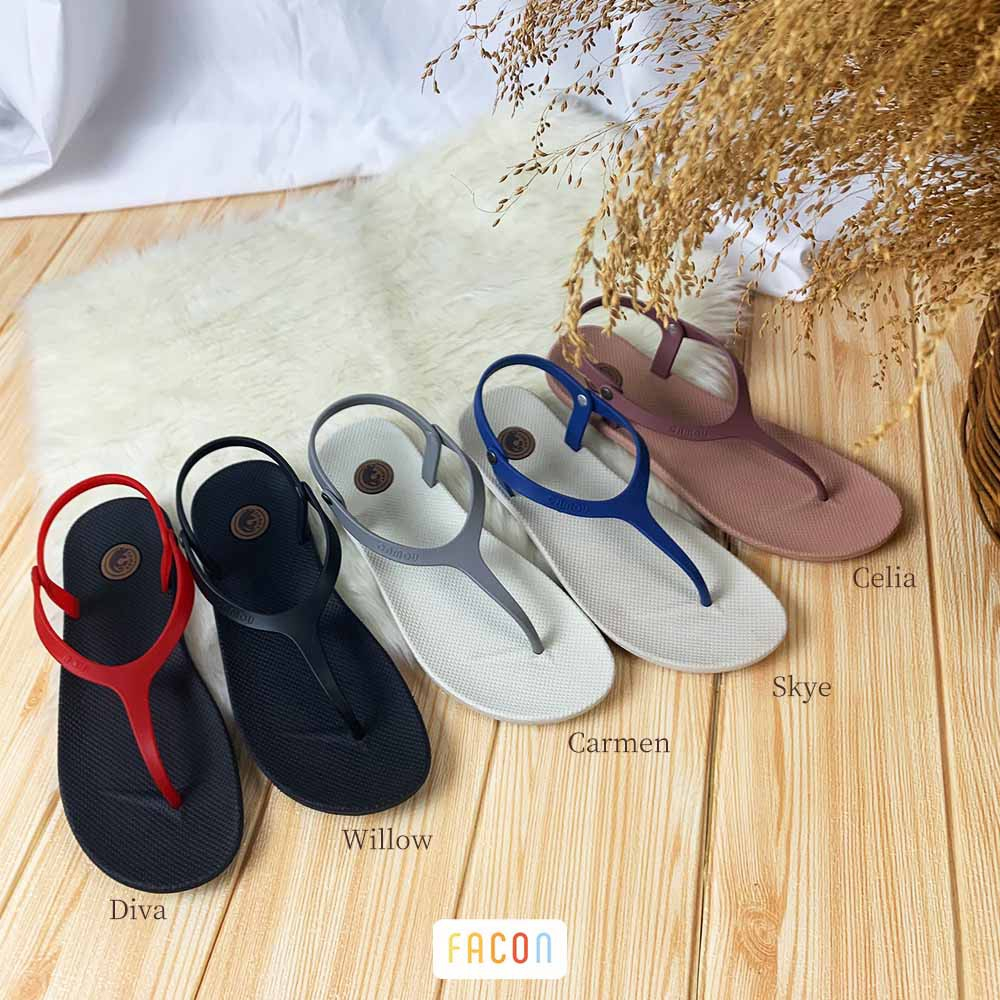 Sandal Tali Casual Wanita Original Kualitas Terbaik Milea Art