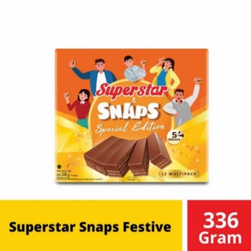 

Superstar Snaps Festive 336gr