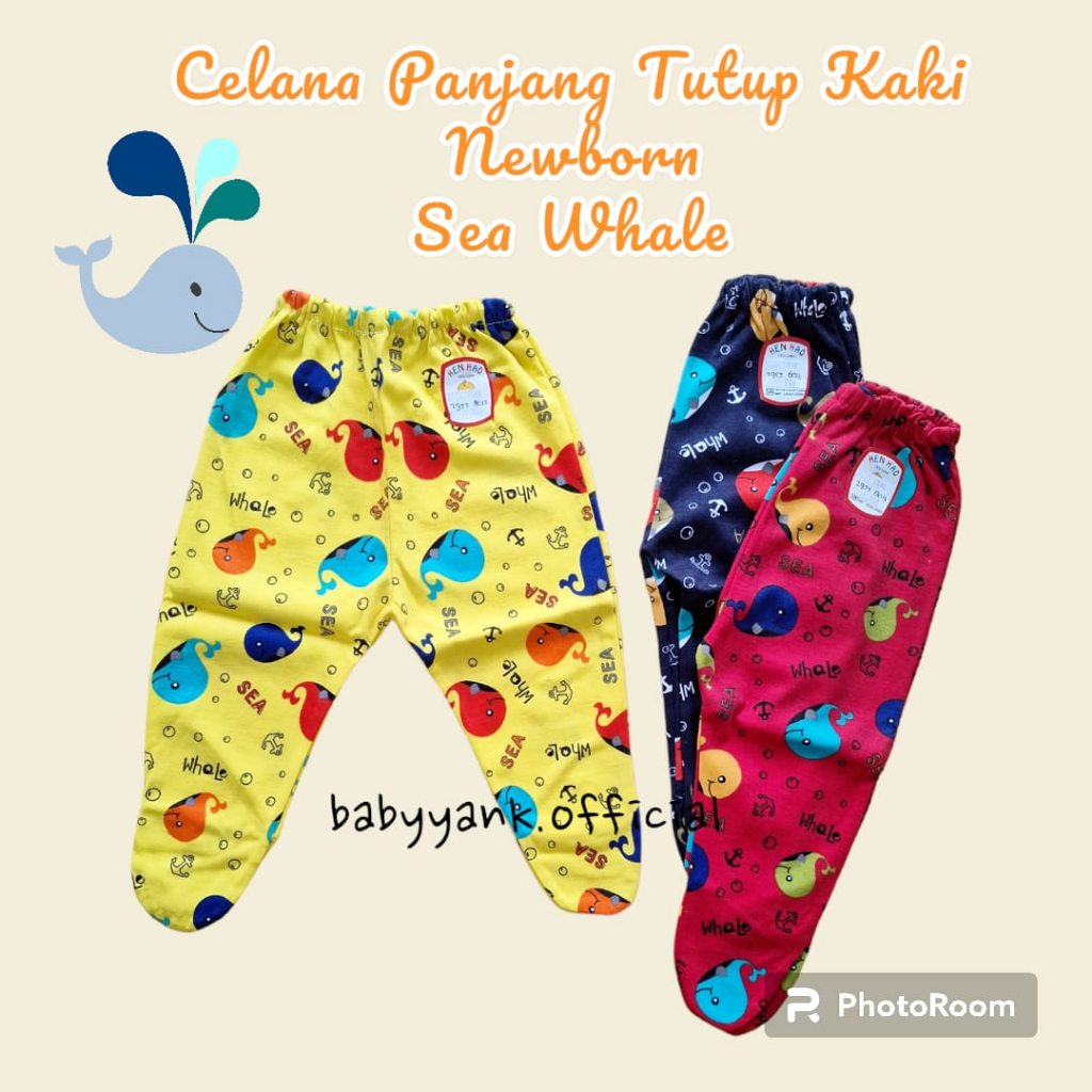 ♥BabyYank♥ Baju Bayi Newborn 0-6bulan 6-2tahun Whale - Celana Bayi Newborn 0-6m - Pakaian Bayi Set 6-2tahun