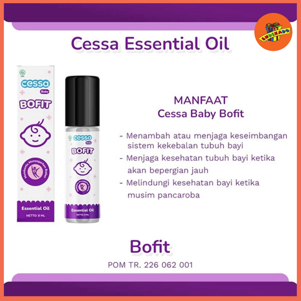 MAKASSAR! CESSA ESSENTIAL OIL - Minyak Bayi Batuk Flu Demam Daya Tahan