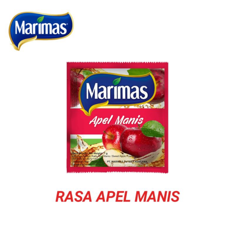 

Marimas Rasa Apel Manis 1Pcs 8gr