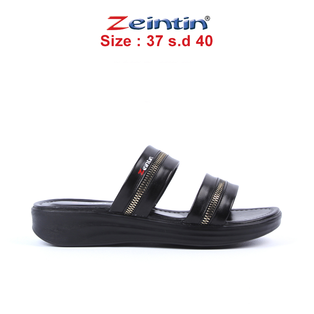 Zeintin - Sandal Wanita Slop Terbaru Sendal Hitam Wanita Sandal Wanita Original Zeintin HP