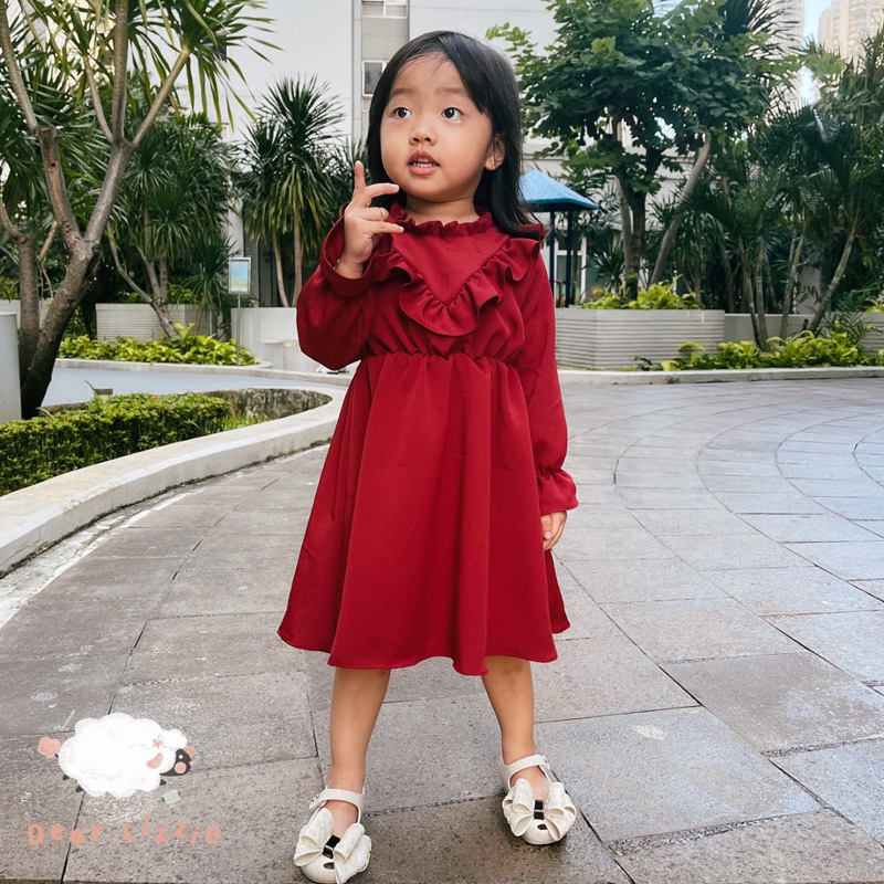 DEAR LIZZIE - Bloom Dress - Dress Anak Perempuan | Dress pesta anak