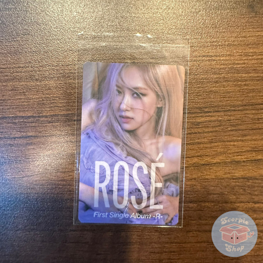 ROSÉ VIBE CARD PHOTOCARD FIRST ALBUM -R- BLACKPINK
