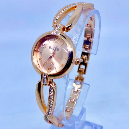 BISA COD !! jam tangan wanita rantai fashion cewe dewasa remaja kekinian terbaru terlaris mewah berkualitas import harga terjangkau murah meriah BONUS BATERAI CADANGAN