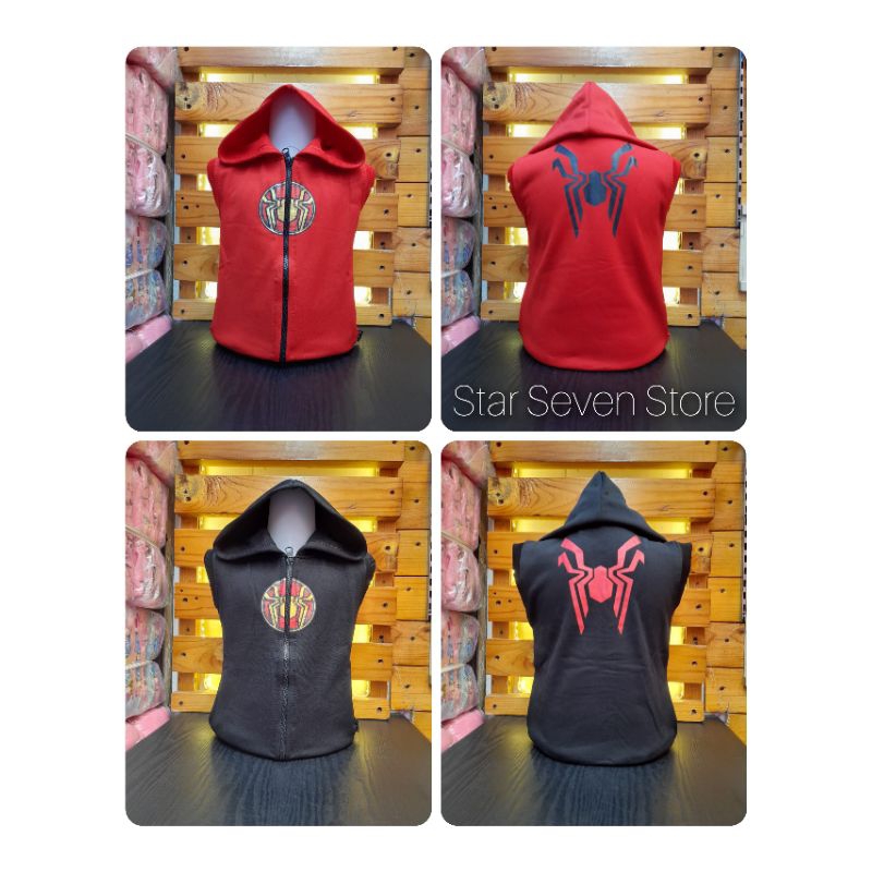 Model Baru/Rompi Anak Laki Laki Superhero Spiderman Bahan Fleece/Kids Rompi/Rompi Anak/Rompi Anak La