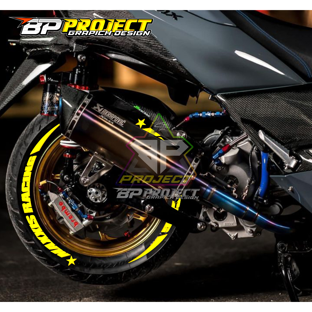 Sticker Ban / Font Ban / Tire Bomb / 3D stiker ban MAXXIS RACING BP.STIKER BAN 02