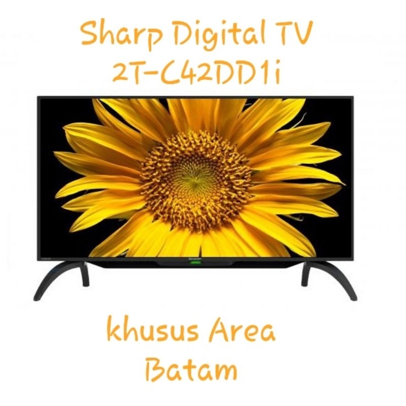 SHARP TV DIGITAL 42 INCH 2T-C42DD1i GARANSI RESMI SHARP