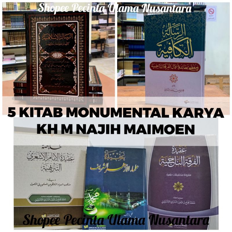 PAKET 5 KITAB KARYA KH M NAJIH MAIMOEN GUS KYAI KIAI NAJIH NAJICH MAIMOEN MAIMUN ZUBAIR SARANG NU NA