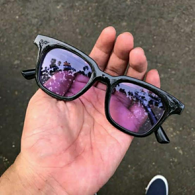 kacamata Vintage Vincent purple-Ungu