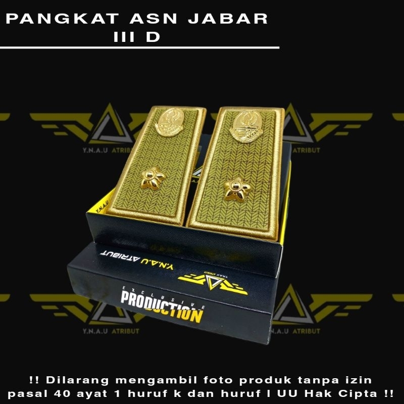 ATRIBUT ASN / PANGKAT ASN JABAR GOLONGAN 3D/4A/4B/4C/4D EXCLUSIVE