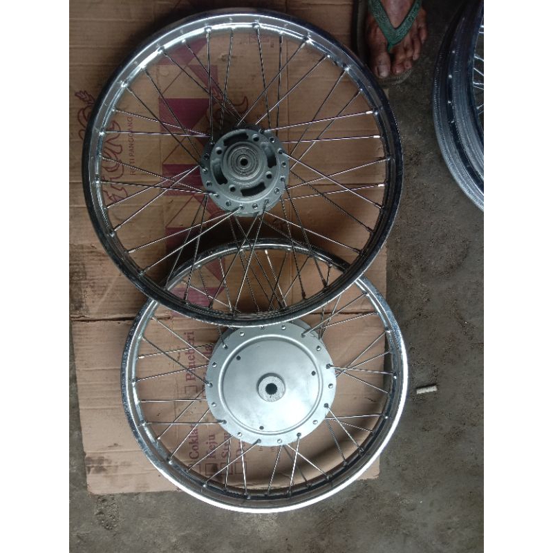 velg Jari-jari Ring17 1set Mio J Mio smile Mio soul GT Mio soul Mio sporty ( rakitan )