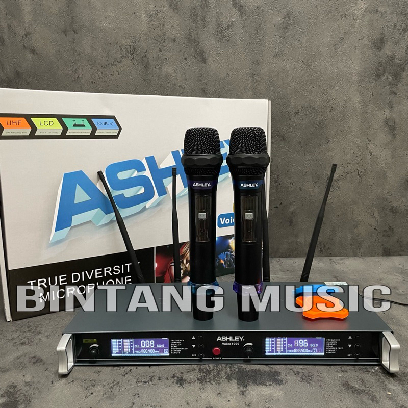 Mic wireless ashley voice 1000 original Ashley Voice1000