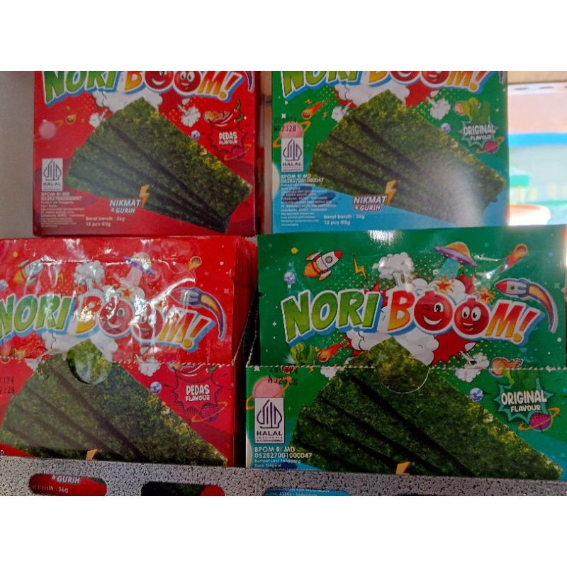 Cemilan Nori rumput laut/ seaweed Krispy saset